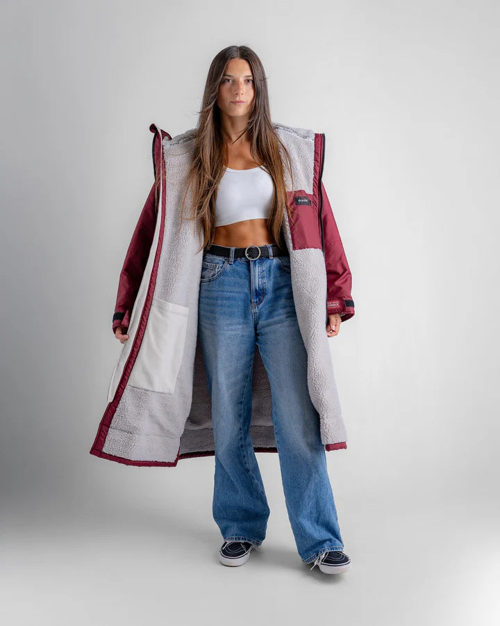 Dryrobe® Burgundy Grey Advance Changing Robe