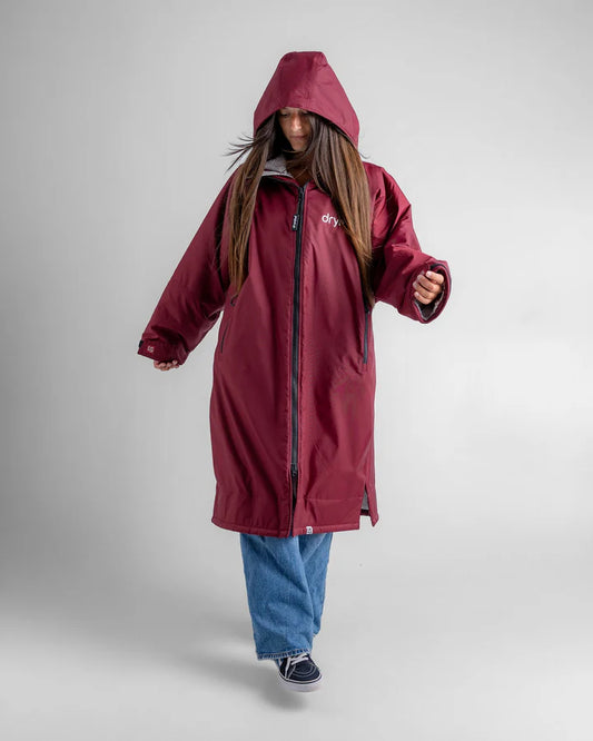 Dryrobe® Burgundy Grey Advance Changing Robe