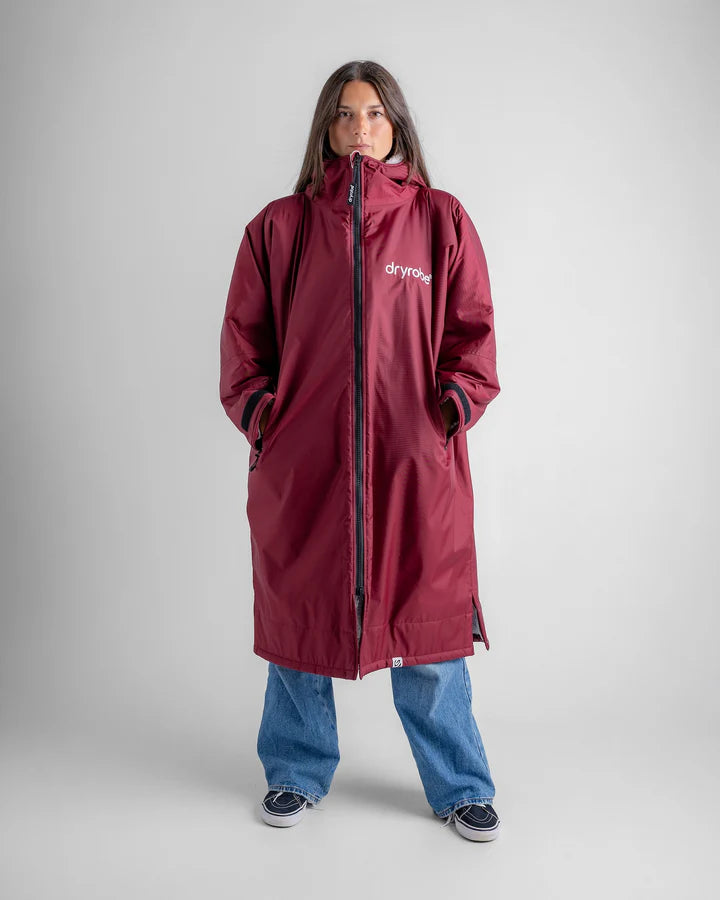 Dryrobe® Burgundy Grey Advance Changing Robe