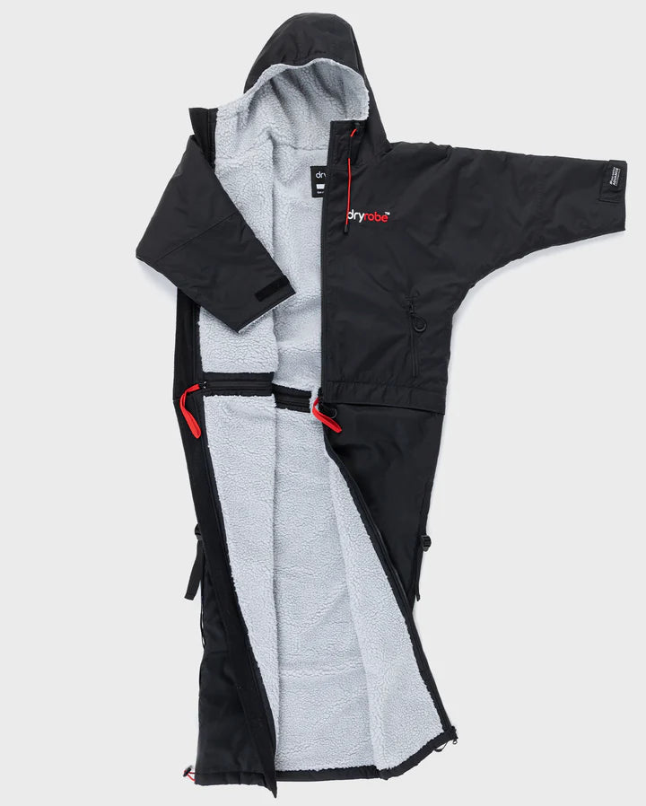 Dryrobe® Black Grey Adapt Long Coat