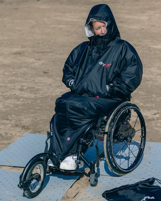 Dryrobe® Black Grey Adapt Long Coat