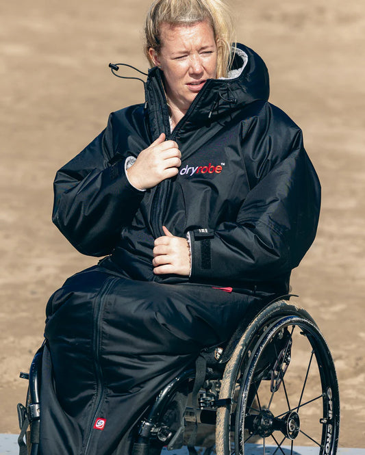 Dryrobe® Black Grey Adapt Long Coat