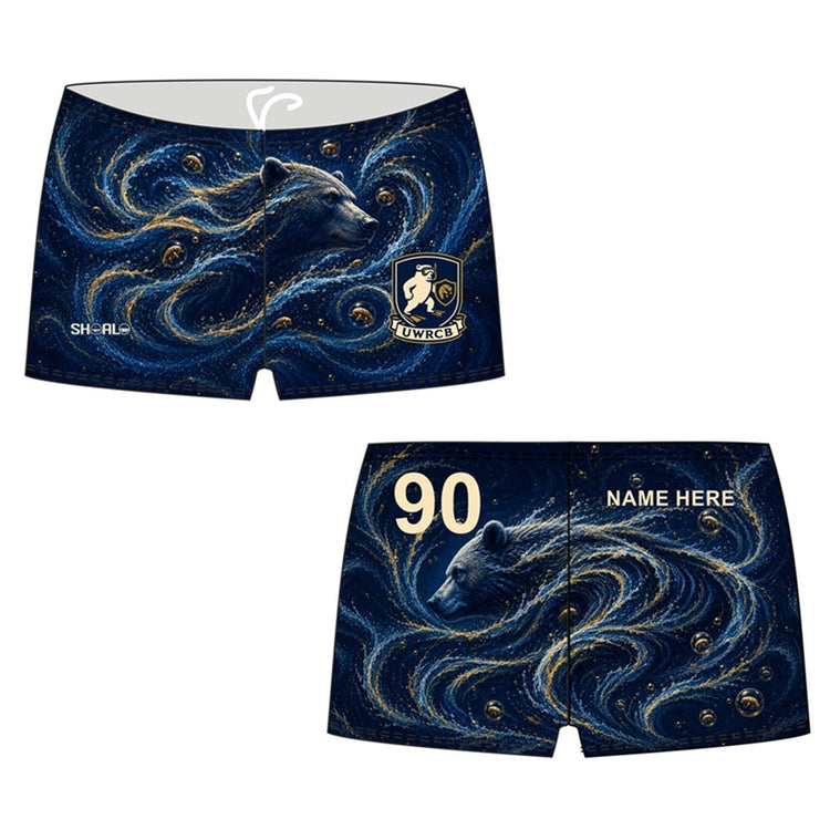 SHOALO Customised - Bern UWR Mens Aquashorts (M24) + NAME + NUMBER (various colours)