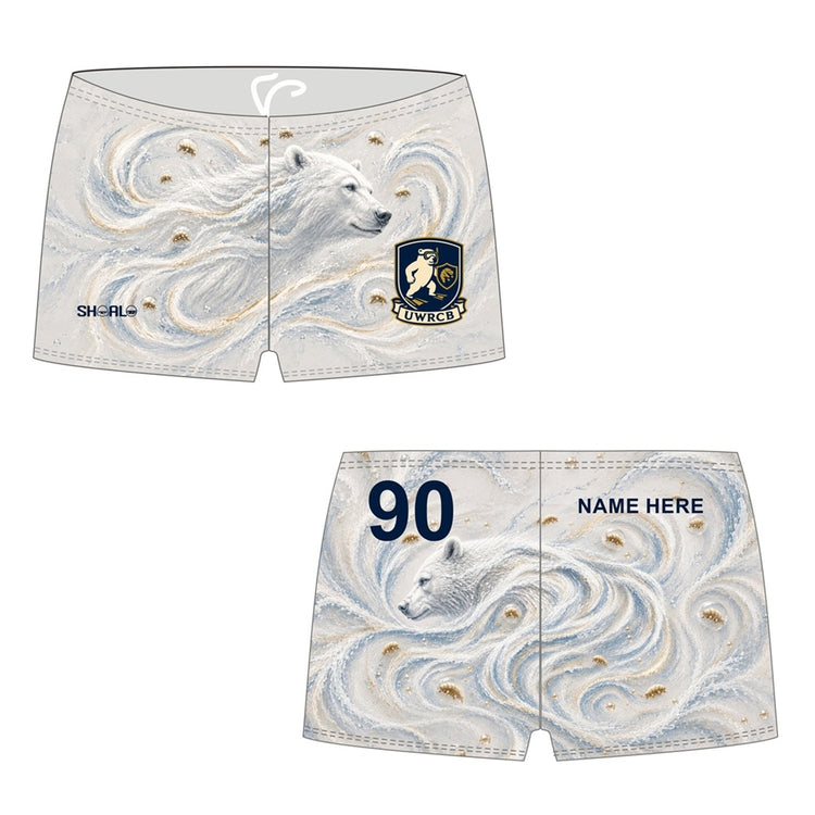 SHOALO Customised - Bern UWR Mens Aquashorts (M24) + NAME + NUMBER (various colours)