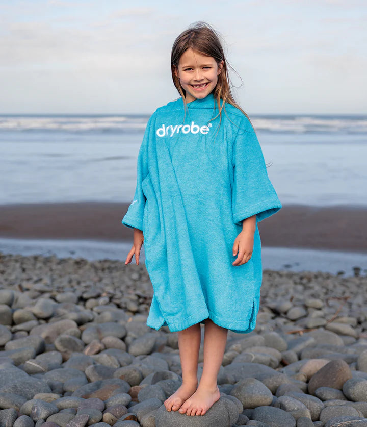 Dryrobe® Blue Kids Organic Towel Changing Robe