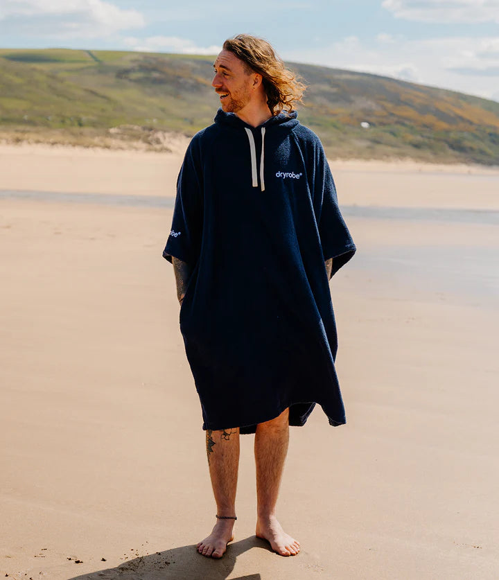 Dryrobe® Navy Organic Towel Changing Robe