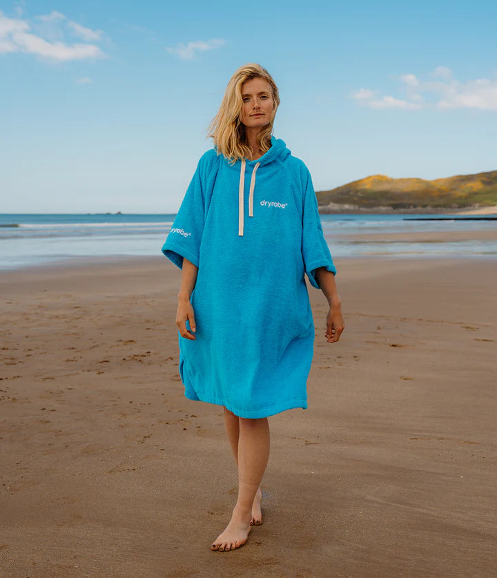 Dryrobe® Blue Organic Towel Changing Robe