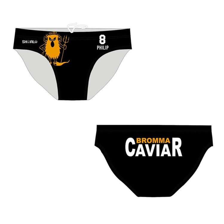 SHOALO Customised - Bromma Caviar Mens Water Polo Suits + NAME + NUMBER