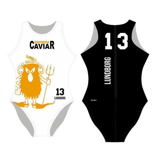 SHOALO Customised - Bromma Caviar Womens Water Polo Suits + NAME + NUMBER