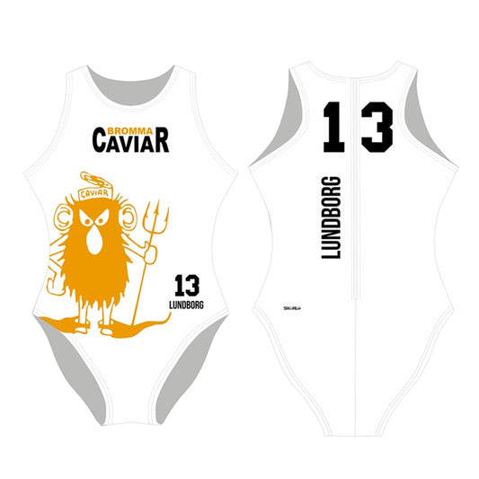 SHOALO Customised - Bromma Caviar Womens Water Polo Suits + NAME + NUMBER