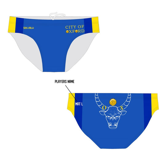 SHOALO Customised - City of Oxford Mens Water Polo Suits + NAME