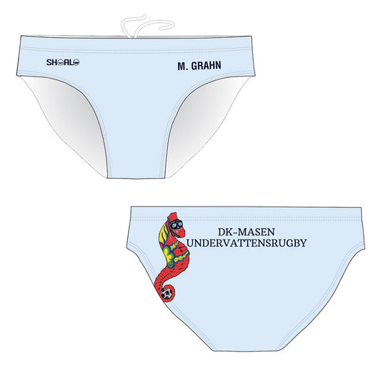 SHOALO Customised - DK Masen UWR Mens Water Polo Suits + NAME (Various Colours)