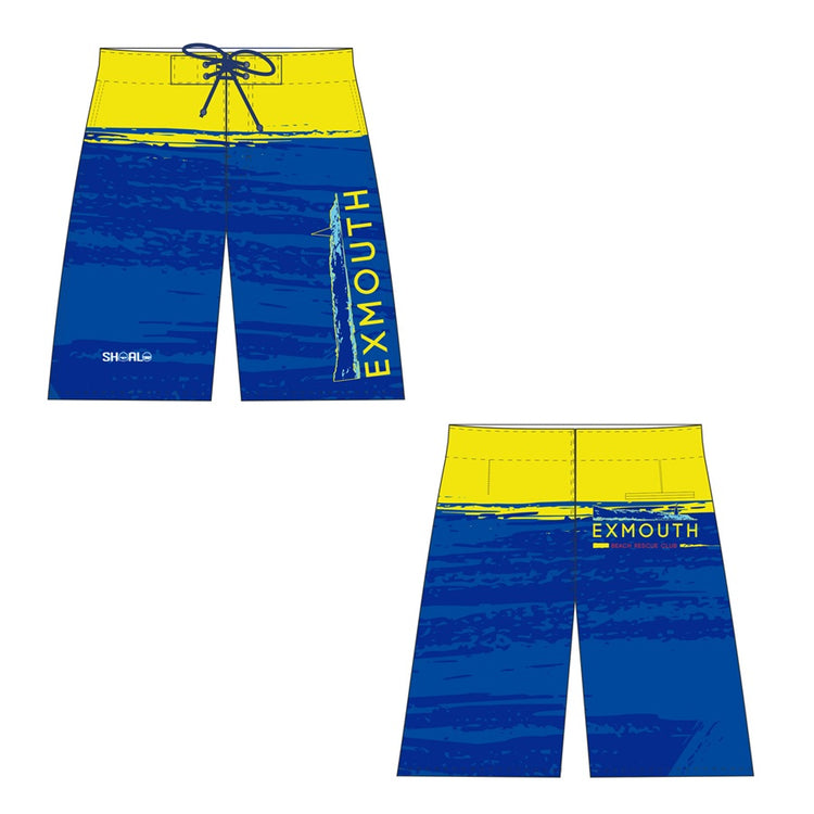 SHOALO Customised - Exmouth Beach Rescue Club Unisex Boardshorts / Surf Shorts