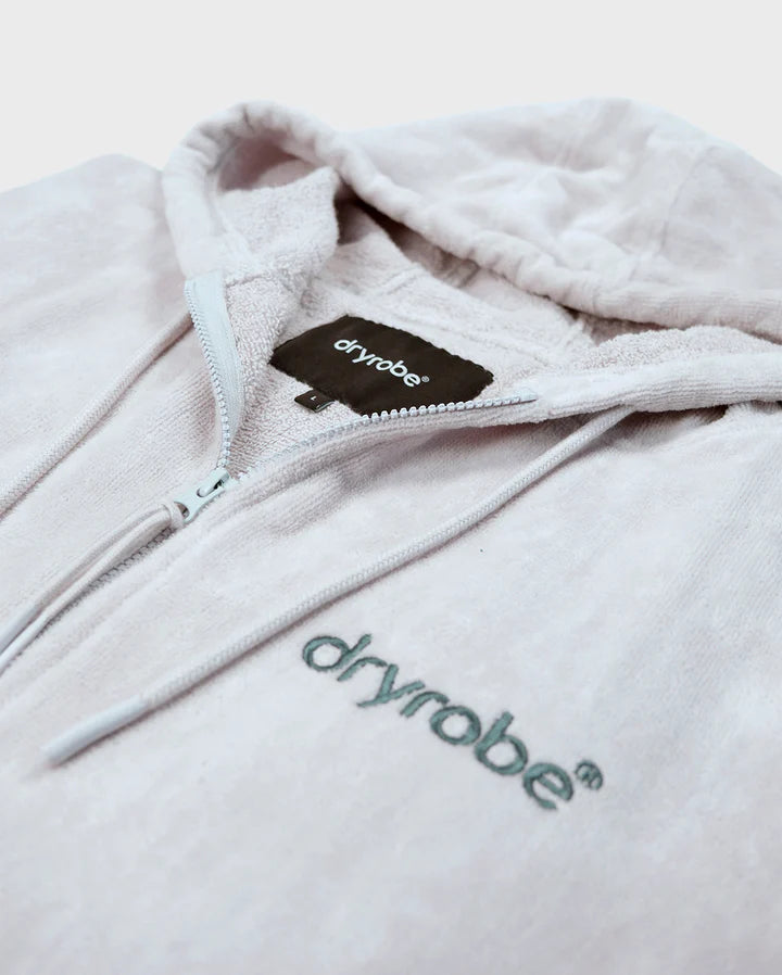 Dryrobe® Grey Full-Zip Organic Towel Robe