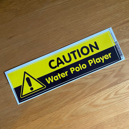 .IN_STK - SHOALO Water Polo Caution Sticker