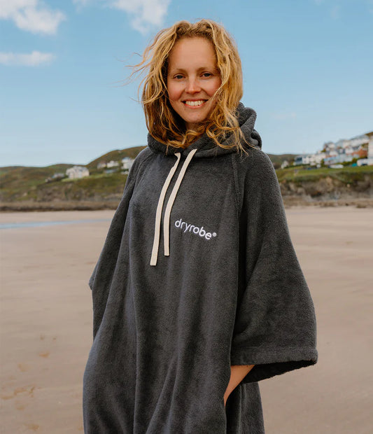 Dryrobe® Dark Slate Organic Towel Changing Robe