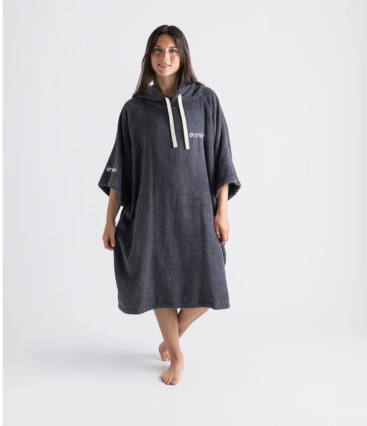 Dryrobe® Dark Slate Organic Towel Changing Robe