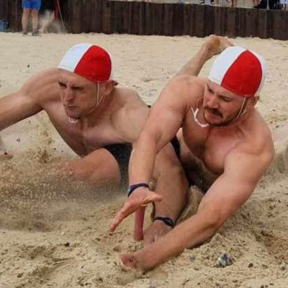 SHOALO Custom Design - Surf Life Saving Skull Cap