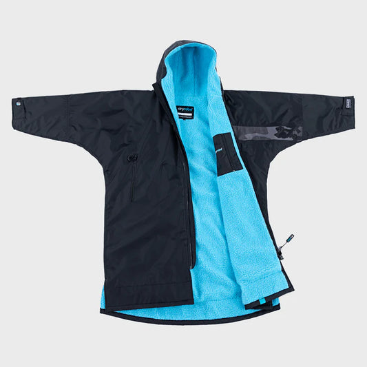 Dryrobe® REWORK - Black Blue Camo Advance Kids Changing Robe