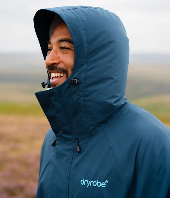 Dryrobe® Deep Sea Blue Waterproof Parka
