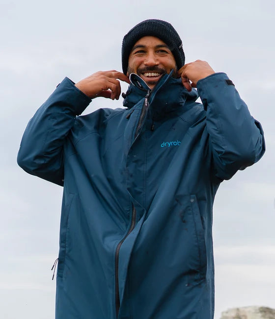 Dryrobe® Deep Sea Blue Waterproof Parka