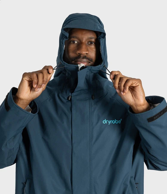 Dryrobe® Deep Sea Blue Waterproof Parka