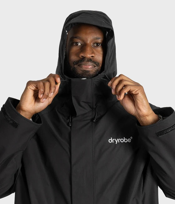 Dryrobe® Black Waterproof Parka