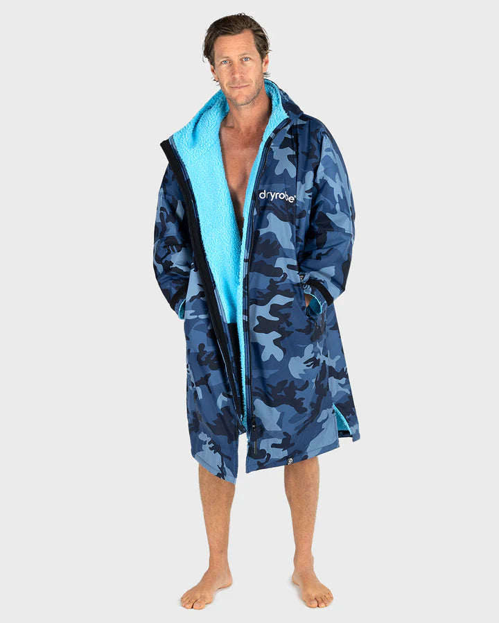 Dryrobe® Blue Camo Blue Advance Changing Robe