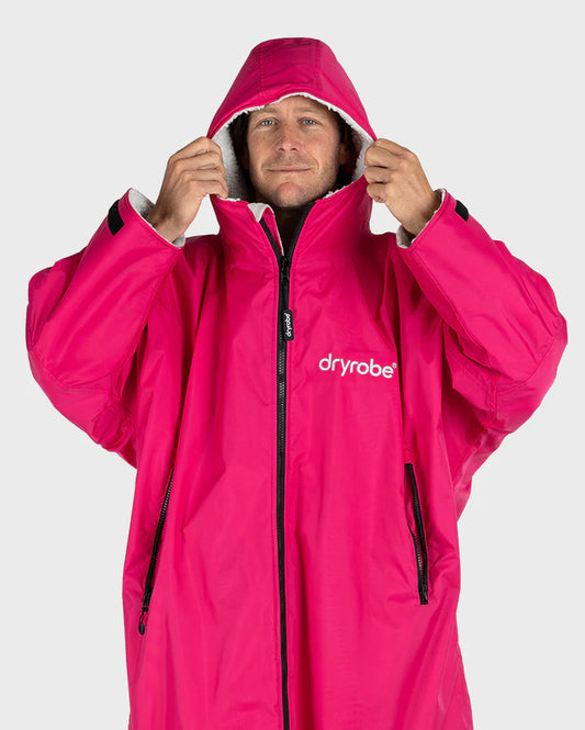 Dryrobe® Pink Light Grey Advance Changing Robe