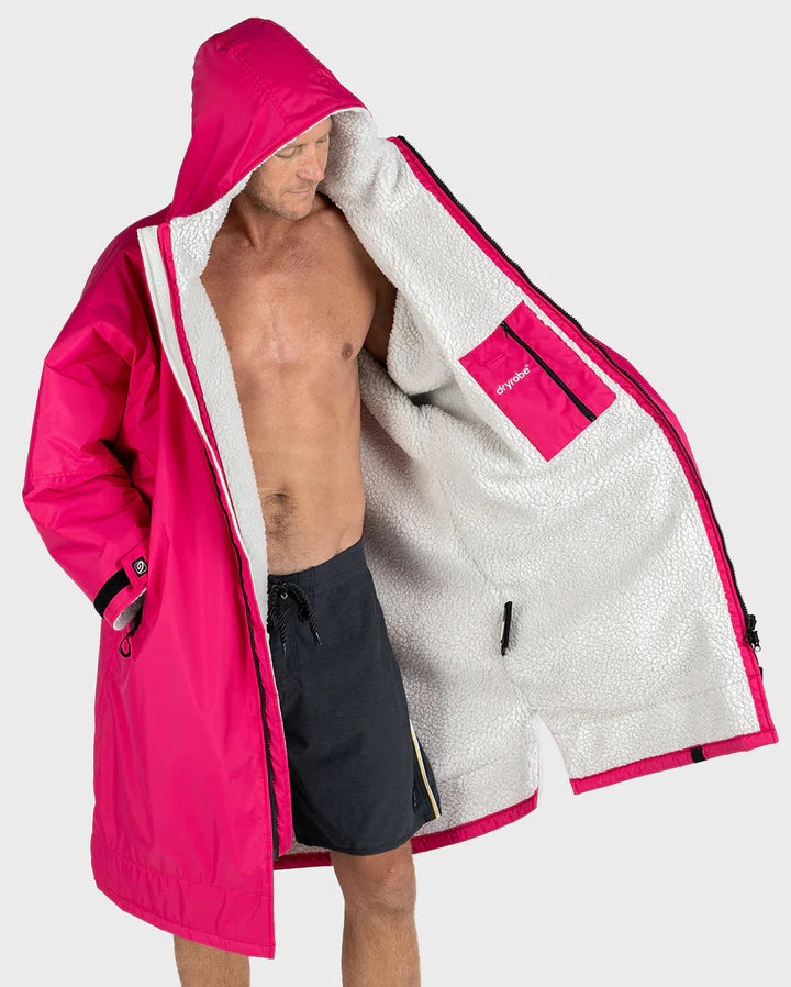 Dryrobe® Pink Light Grey Advance Changing Robe