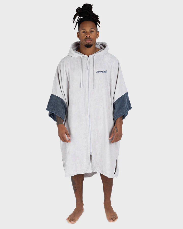 Dryrobe® Grey Full-Zip Organic Towel Robe