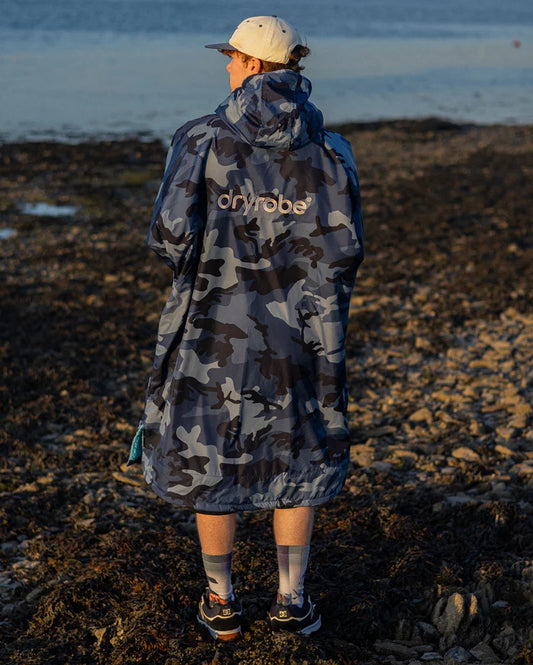 Dryrobe® Blue Camo Blue Advance Changing Robe