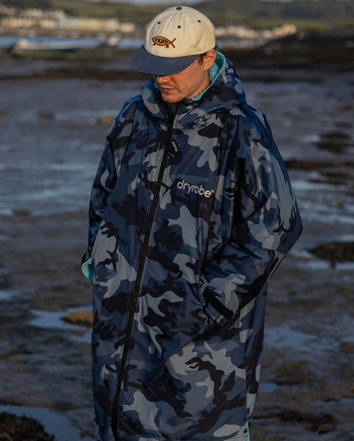 Dryrobe® Blue Camo Blue Advance Changing Robe