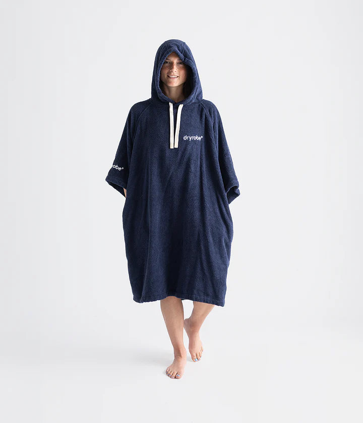 Dryrobe® Navy Organic Towel Changing Robe