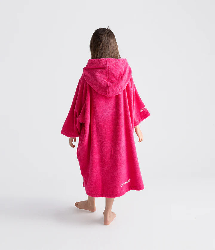Dryrobe® Hot Pink Kids Organic Towel Changing Robe