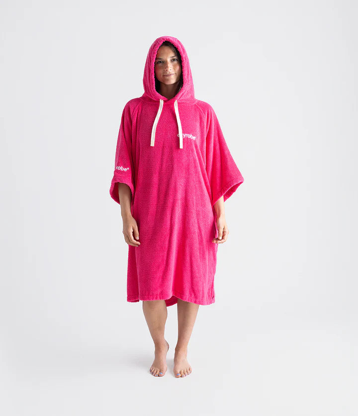 Dryrobe® Hot Pink Organic Towel Changing Robe