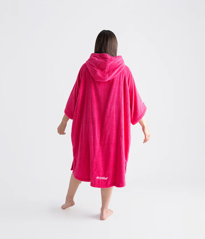 Dryrobe® Hot Pink Organic Towel Changing Robe