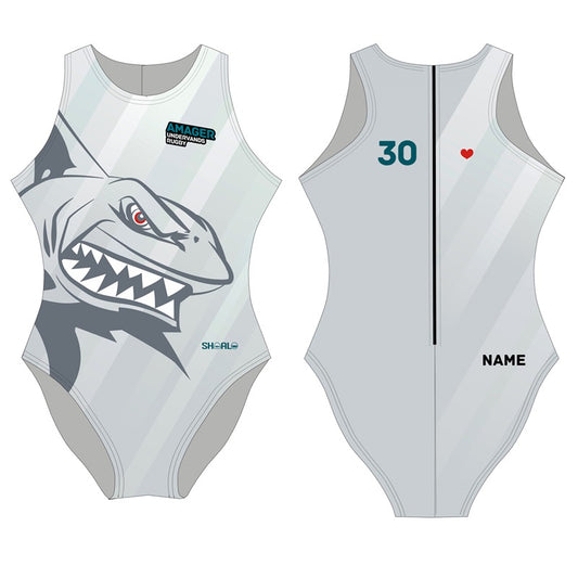 SHOALO Customised - Amager UWR Womens Water Polo Suits + NAME + NUMBER