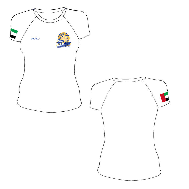 SHOALO Customised - Dubai Camels Female MESH Sublimation T-Shirt (23)