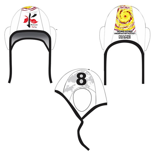 SHOALO Customised - Hong Kong UWH Water Polo Caps + NAME