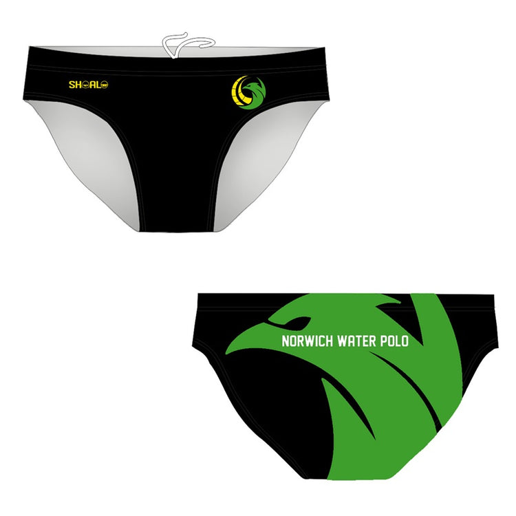 SHOALO Customised - Norwich Mens Water Polo Suits ** DESIGN 2 - BIRD **