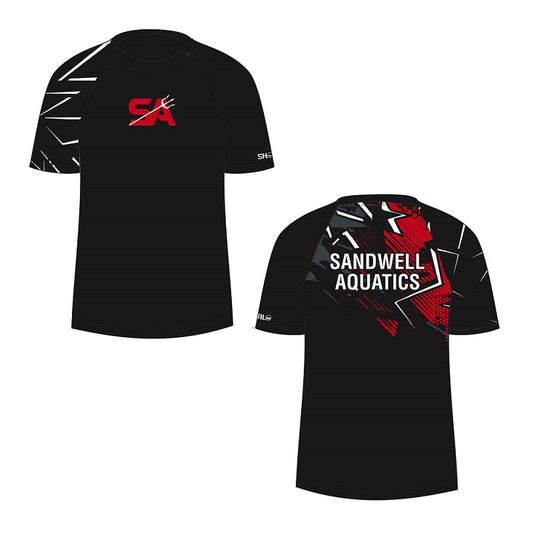 SHOALO Customised - Sandwell Aquatics Unisex MESH T-Shirt