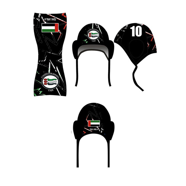 SHOALO Customised - UAE UWH Water Polo Cap - SINGLE