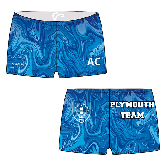 SHOALO Customised - Plymouth University Mens Aquashorts (M24) + NAME