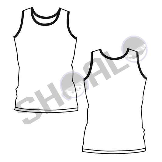 SHOALO Custom Design - Unisex UWH / UWR Vest (Singlet / Jersey) * To be worn in the pool / water