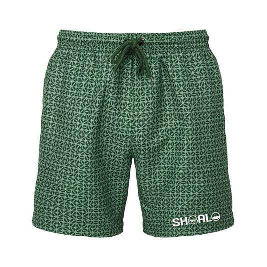 SHOALO Green Slot - Mens Beach Shorts