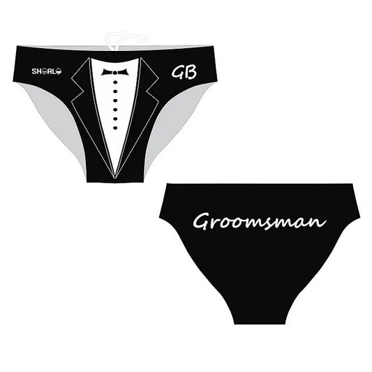 SHOALO Customised - Wedding Mens Swim Briefs / Trunks