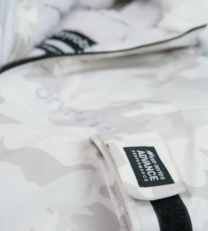 Dryrobe® Alpine White Camo Kids Advance Changing Robe