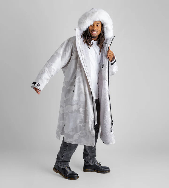 Dryrobe® Alpine White Camo Advance Changing Robe