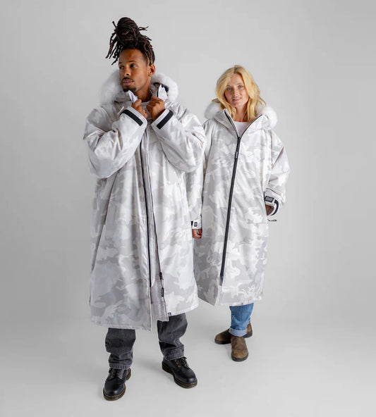 Dryrobe® Alpine White Camo Advance Changing Robe